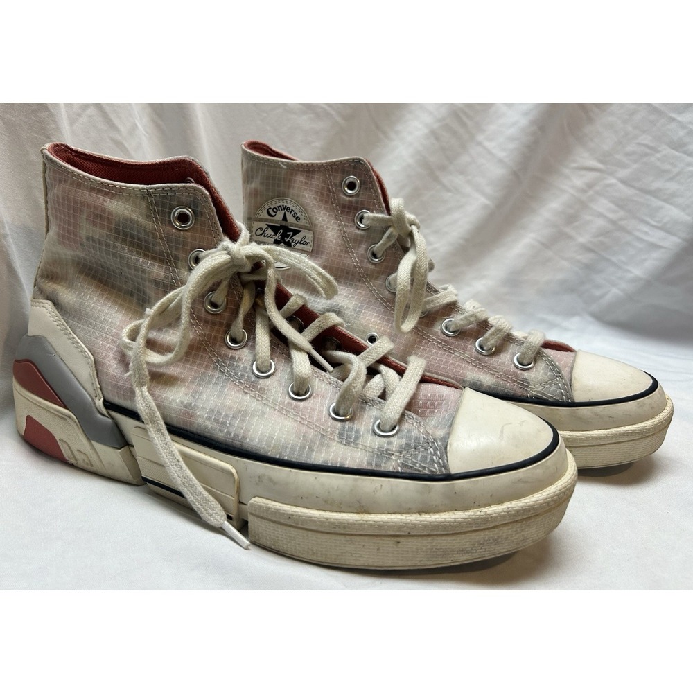 Converse All Star CPX70 Hi Washed Floral Pink Platform Women's Size 10 572280C
